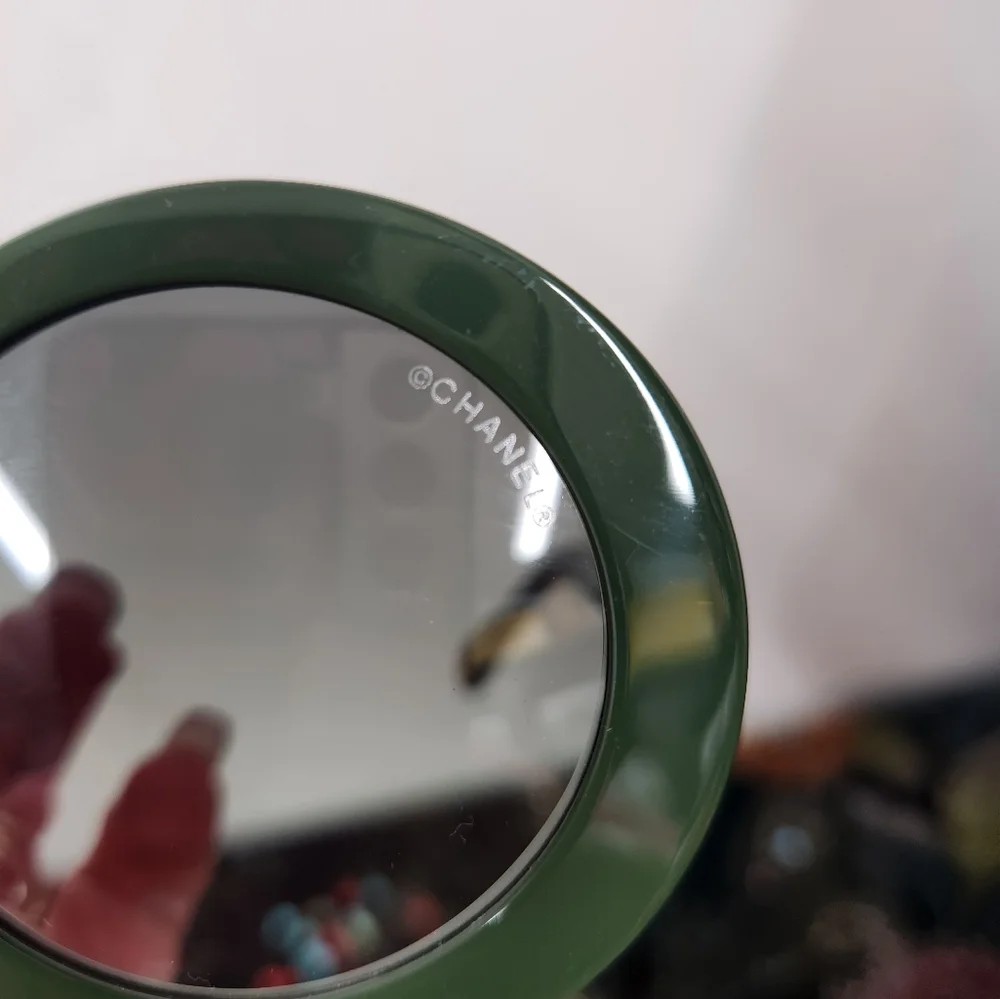 Chanel Green Sunglasses - Picture 7 of 10